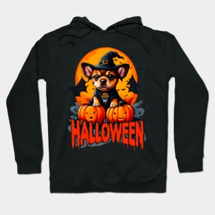 Halloween vampire puppy dog Hoodie